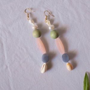 Routine’s Seashore Shell Pastel Earrings